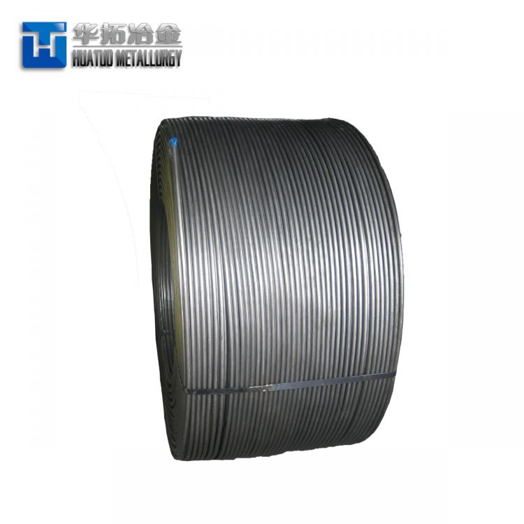 China Steelmaking Usage Carbon Alloy Cored Wire -5