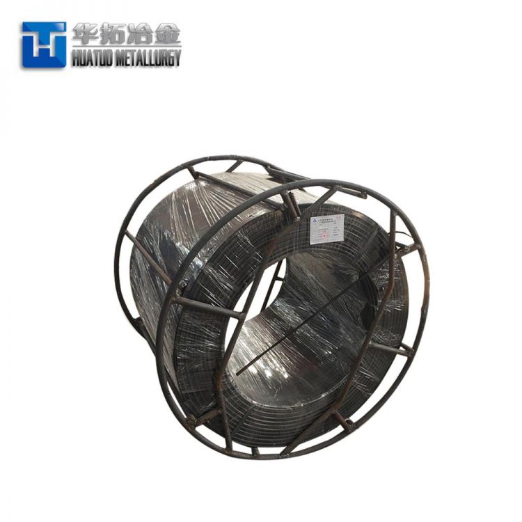 Manufacturing Si Al Ba Ca/Si Ca Ba Al/Fe SiAlBaCaCored Wire China -5